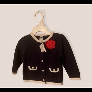 Janie and Jack baby girl cardigan size 6-12 months